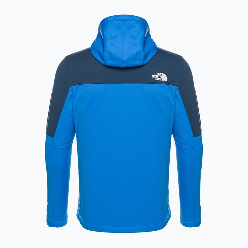 Herren Softshell-Jacke The North Face Diablo Softshell Abnehmbare Kapuze optisch blau/schattig blau 7