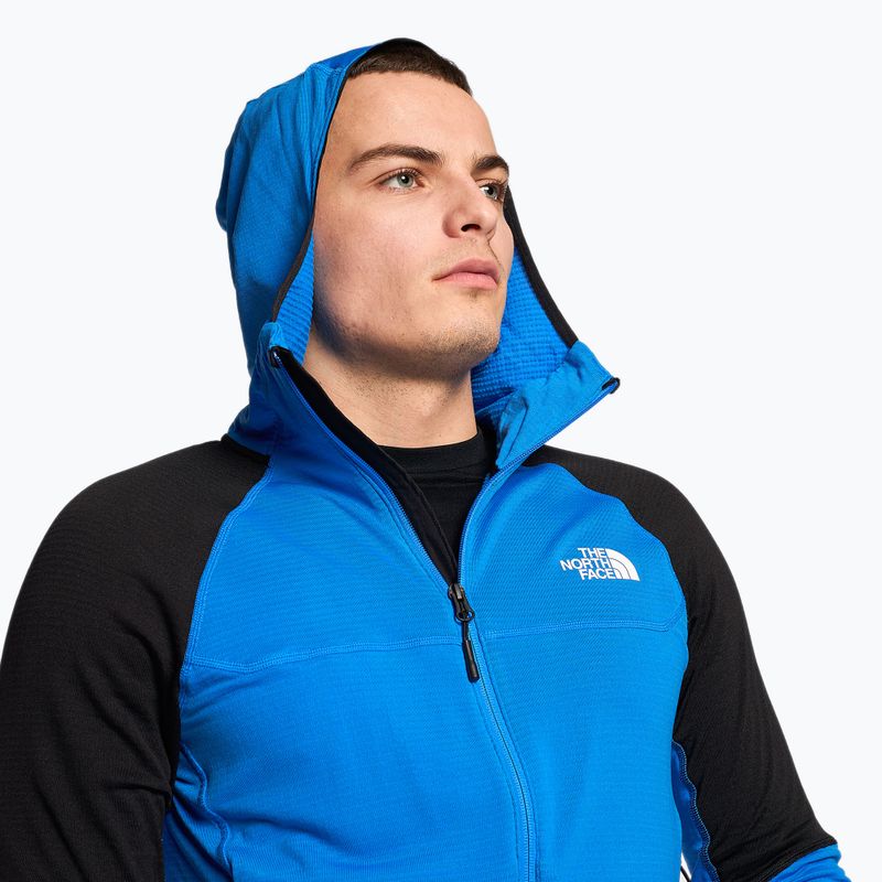 Herren The North Face Bolt Polartec Fleece Hoodie Optik blau/schwarz 4