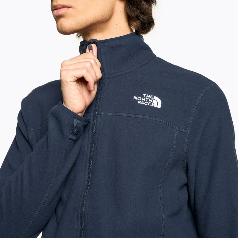 Herren Fleece-Sweatshirt The North Face 100 Glacier Full Zip summit navy 4