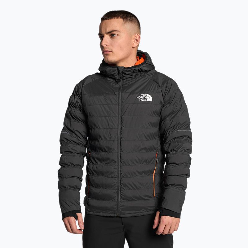 Herren Skijacke The North Face Dawn Turn 50/50 Synthetik Asphalt grau/rot orange
