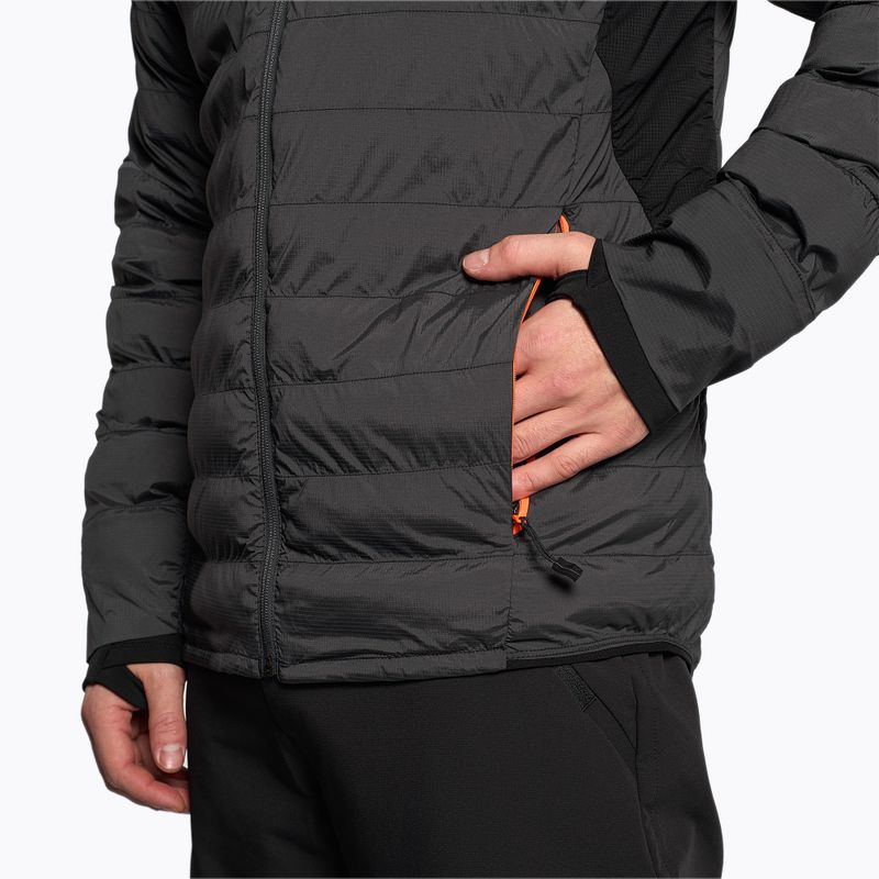 Herren Skijacke The North Face Dawn Turn 50/50 Synthetik Asphalt grau/rot orange 4