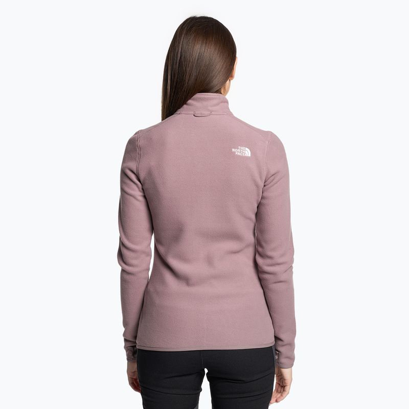 Damen Fleece-Sweatshirt The North Face 100 Glacier Fz rehgrau 2