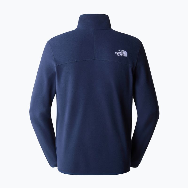 Herren Fleece-Sweatshirt The North Face 100 Glacier 1/4 Zip summit navy 5