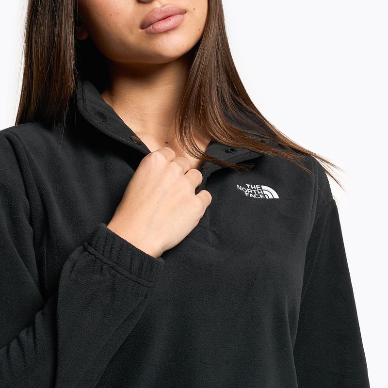 Damen Fleece-Sweatshirt The North Face Homesafe Snap Neck Fleece Pullover schwarz/schwarz 4