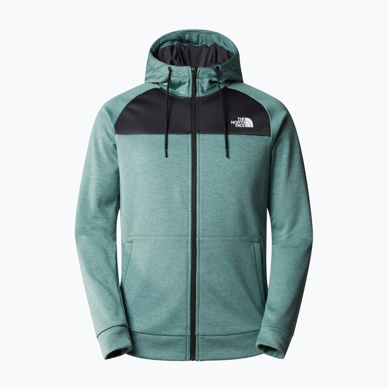 Herren-Trekking-Sweatshirt The North Face Reaxion Fleece F/Z Hoodie dark sage heather/asphalt grey 4
