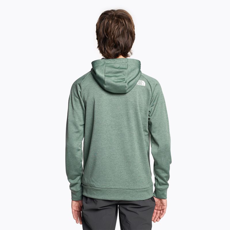Herren-Trekking-Sweatshirt The North Face Reaxion Fleece F/Z Hoodie dark sage heather/asphalt grey 2