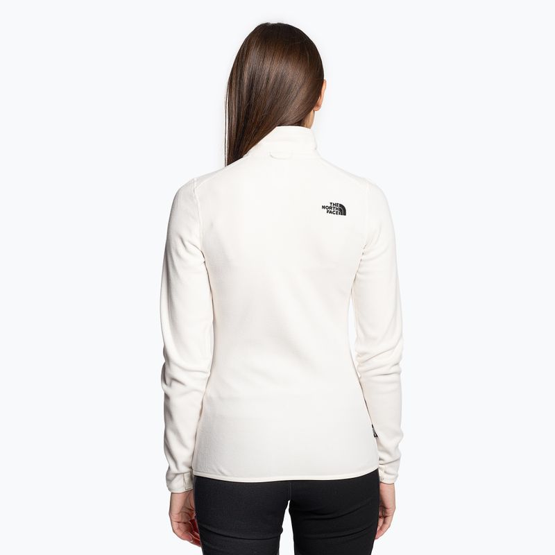 Damen Fleece-Sweatshirt The North Face 100 Glacier Fz gardenia weiß 2