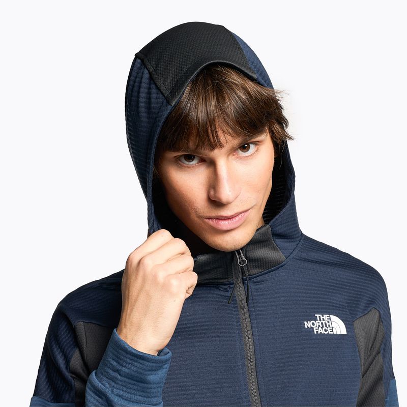 Herren-Trekking-Sweatshirt The North Face Ma Full Zip Fleece schattig blau/summit navy/asphaltgrau 3