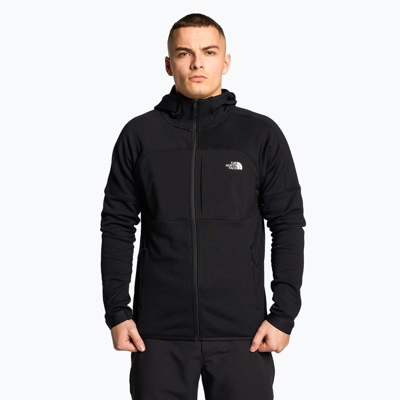 Herren-Trekking-Sweatshirt The North Face Canyonlands High Altitude Hoodie schwarz