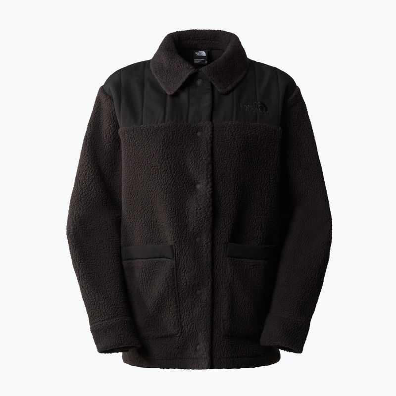 Damenpullover The North Face Cragmont Fleece Shacket schwarz 4