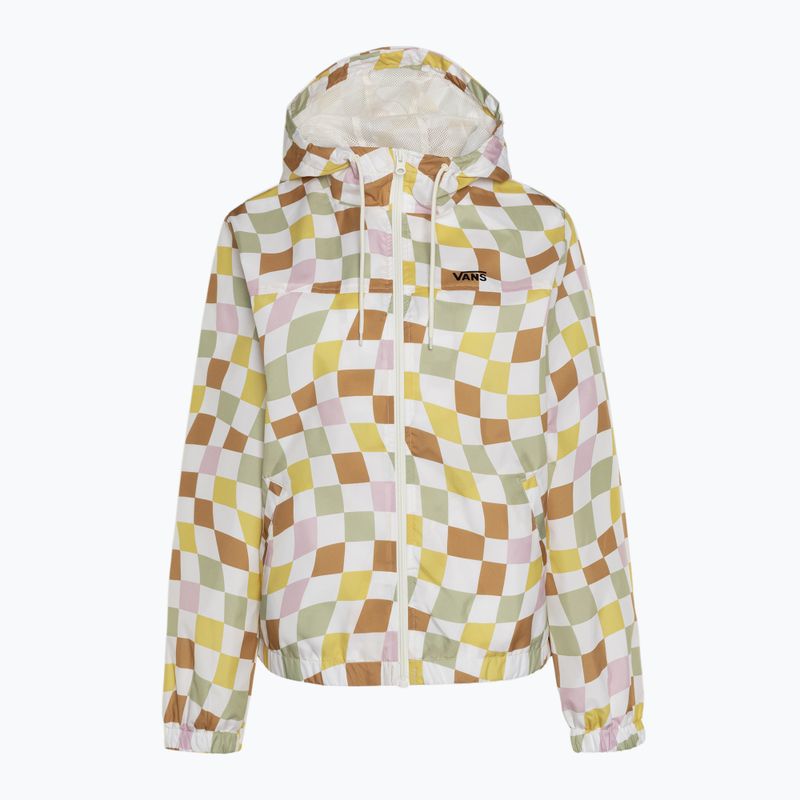 Jacke Damen Vans Kastle Check Me Print Amusement 66 ochre