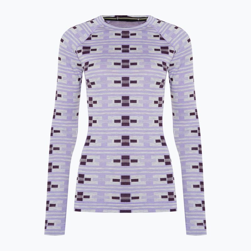 Damen-Thermoaktivshirt Smartwool Merino 250 Baselayer Crew Boxed violet flirt with me 3