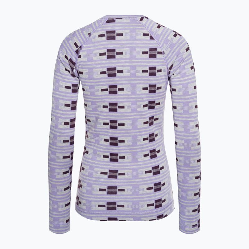 Damen-Thermoaktivshirt Smartwool Merino 250 Baselayer Crew Boxed violet flirt with me 4