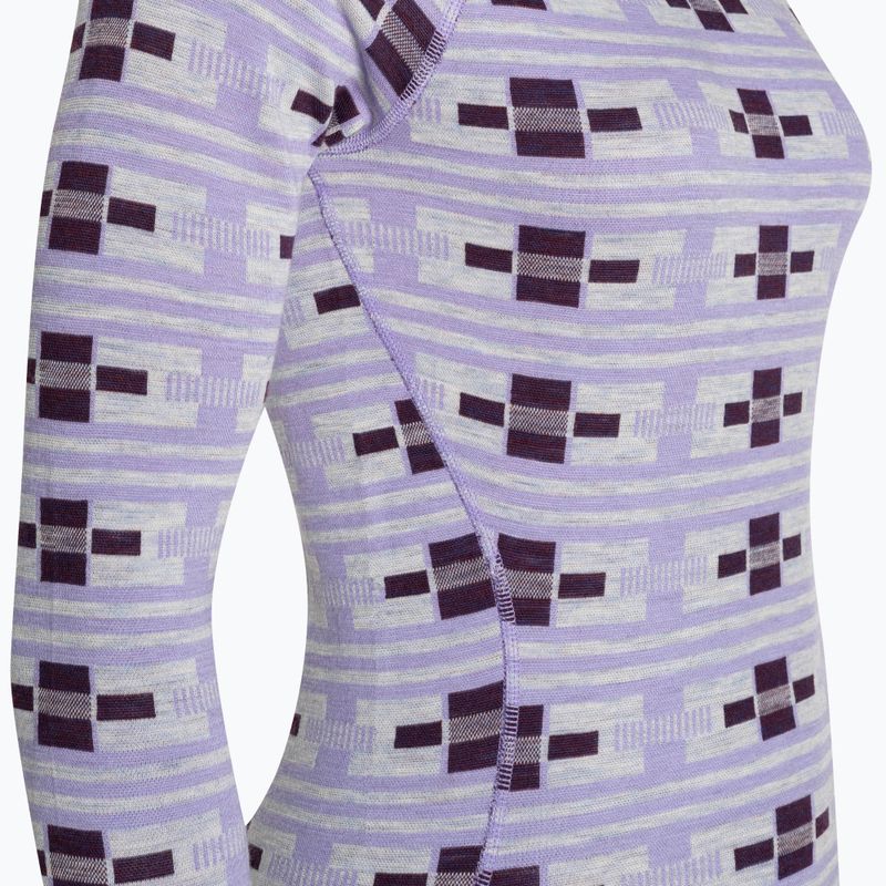 Damen-Thermoaktivshirt Smartwool Merino 250 Baselayer Crew Boxed violet flirt with me 5
