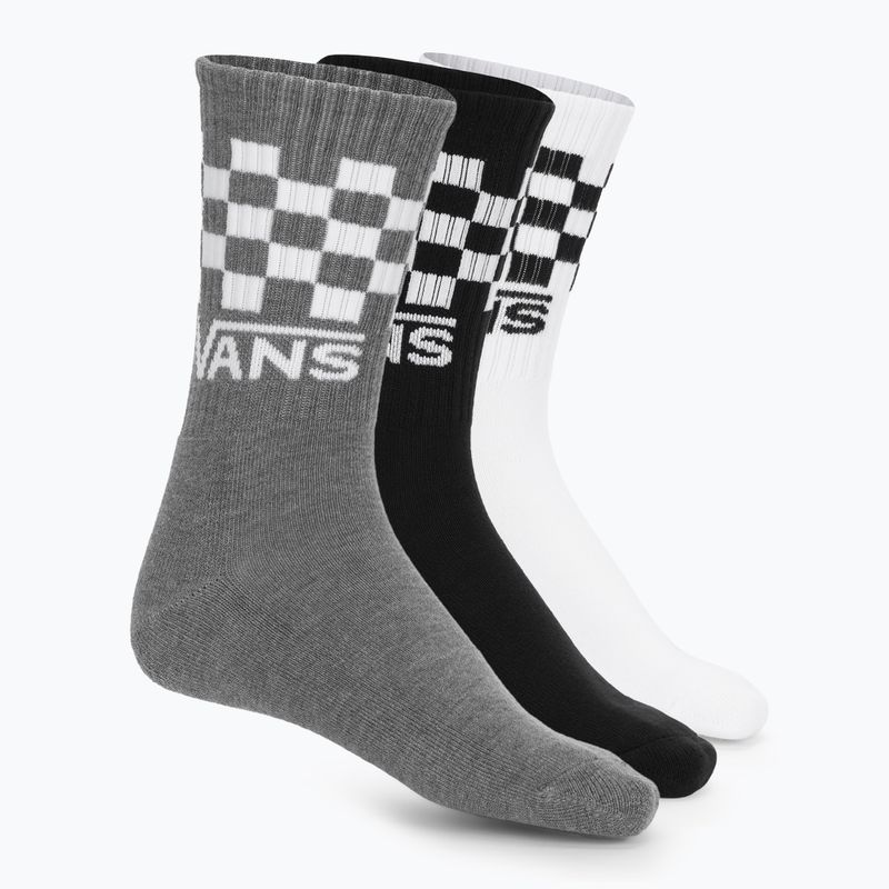 Vans Classic Check Crew Herrensocken 3 Paar schwarz/weiß