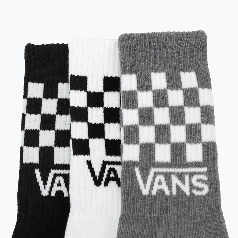 Vans Classic Check Crew Herrensocken 3 Paar schwarz/weiß 6