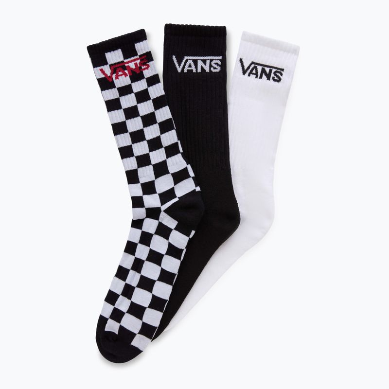 Vans Classic Crew Herrensocken 3 Paar schwarz/weiß