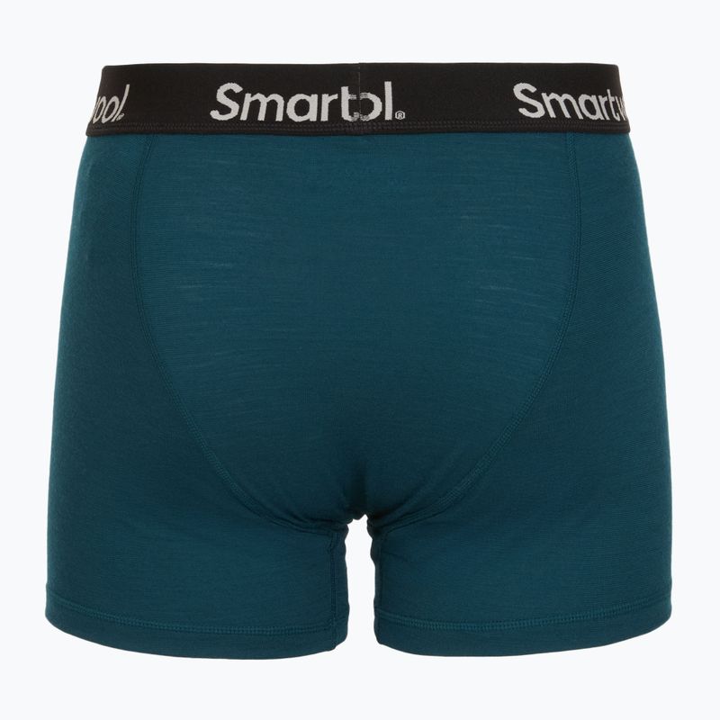 Herren Smartwool Merino Boxer Thermal Boxer Brief Boxed twilight blue 2