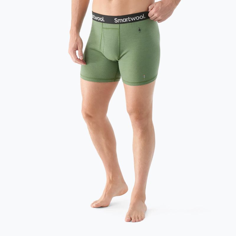 Herren Smartwool Merino Boxer Thermal Boxer Brief Boxed fern green 2