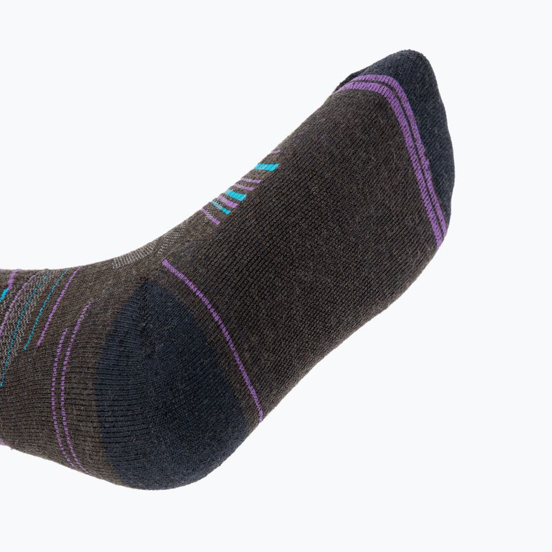 Trekking Socken Damen Smartwool Hike Light Cushion Mountain Range Pattern Crew chestnut 5