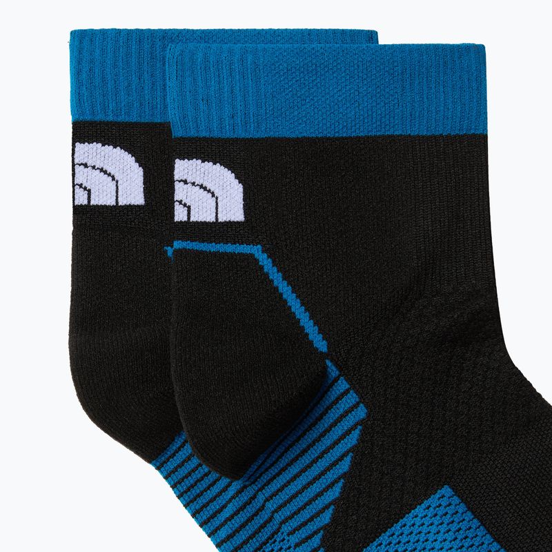 The North Face Trail Run Quarter Laufsocken tnf schwarz/adriatisch blau 2