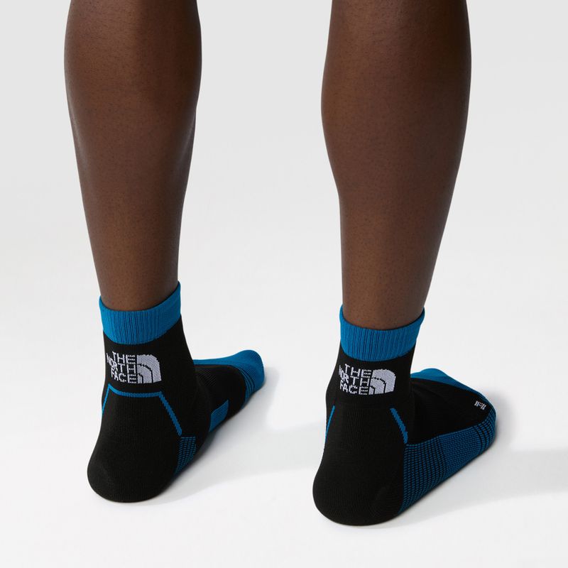 The North Face Trail Run Quarter Laufsocken tnf schwarz/adriatisch blau 6