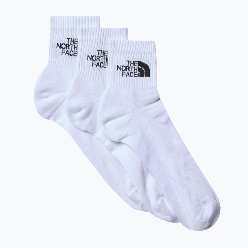 Trekking Socken The North Face Multi Sport Cush Quarter Sock 3 Paar white