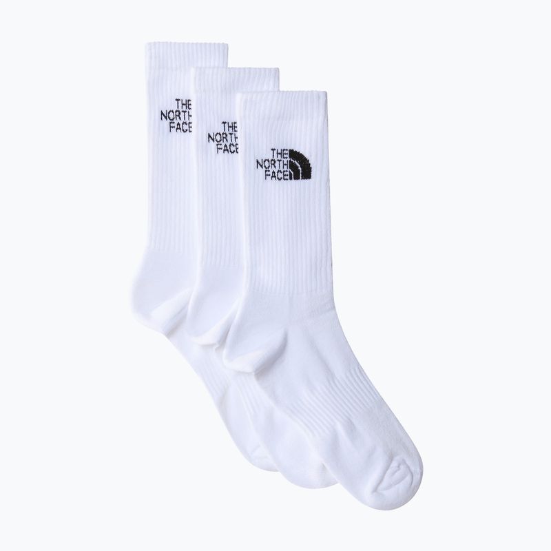 Trekking Socken The North Face Multi Sport Cush Crew Sock 3 Paare white