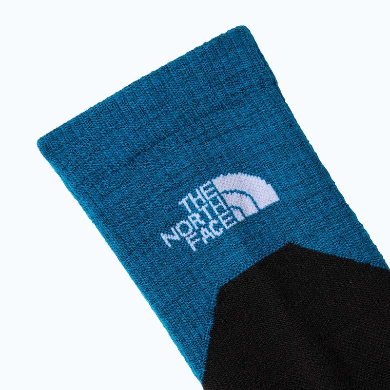 Trekking Socken The North Face Hiking Crew black/adriatic blue 3