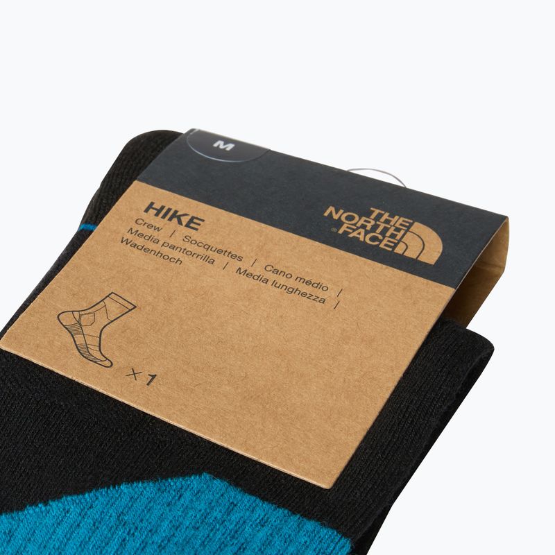 Trekking Socken The North Face Hiking Crew black/adriatic blue 4