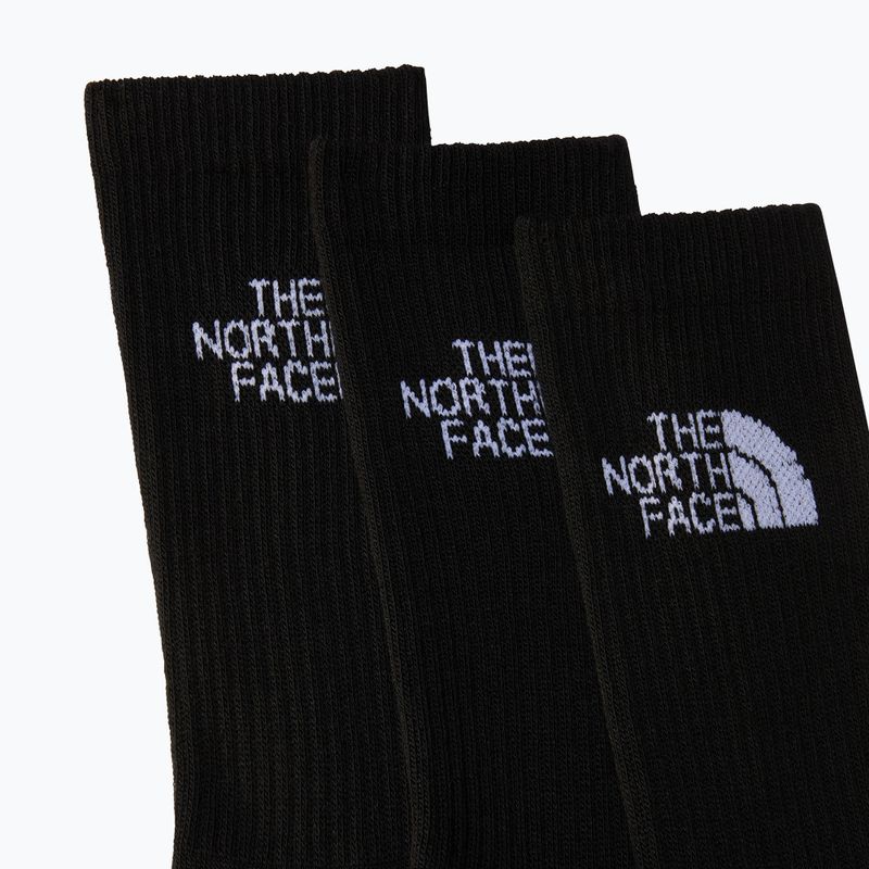 Trekking Socken The North Face Multi Sport Cush Crew Sock 3 Paar black 2