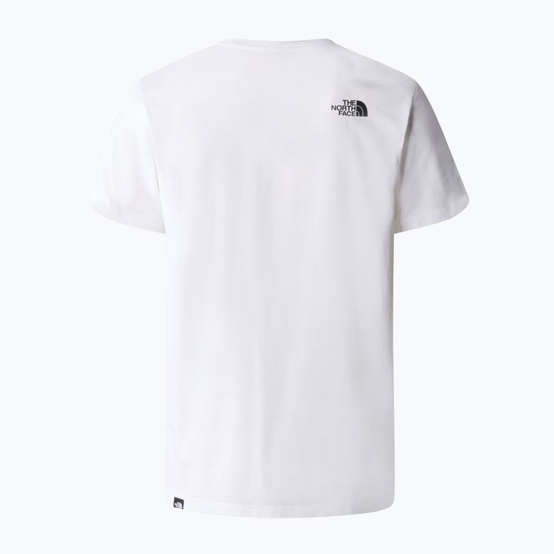 Herren-T-Shirt The North Face Simple Dome Tee weiß 6