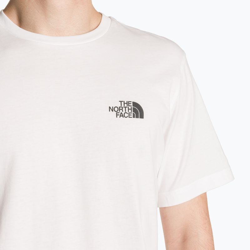 Herren-T-Shirt The North Face Simple Dome Tee weiß 3