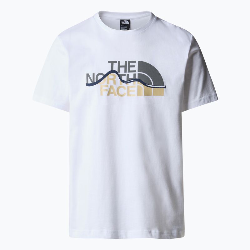 Herren The North Face Mountain Line T-shirt weiß