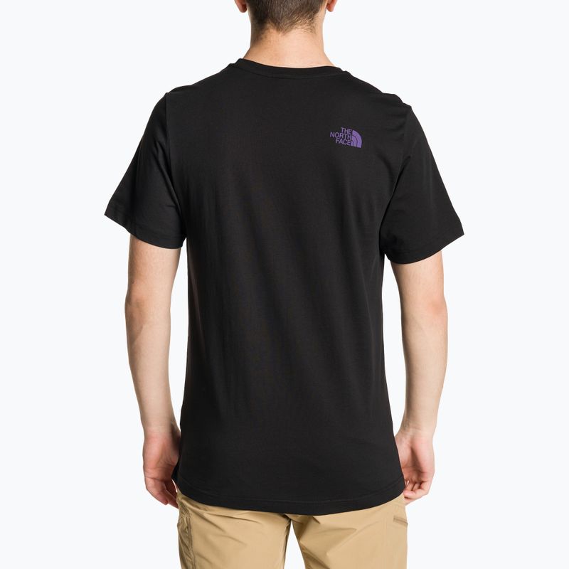Herren The North Face Rust 2 schwarzes T-shirt 2