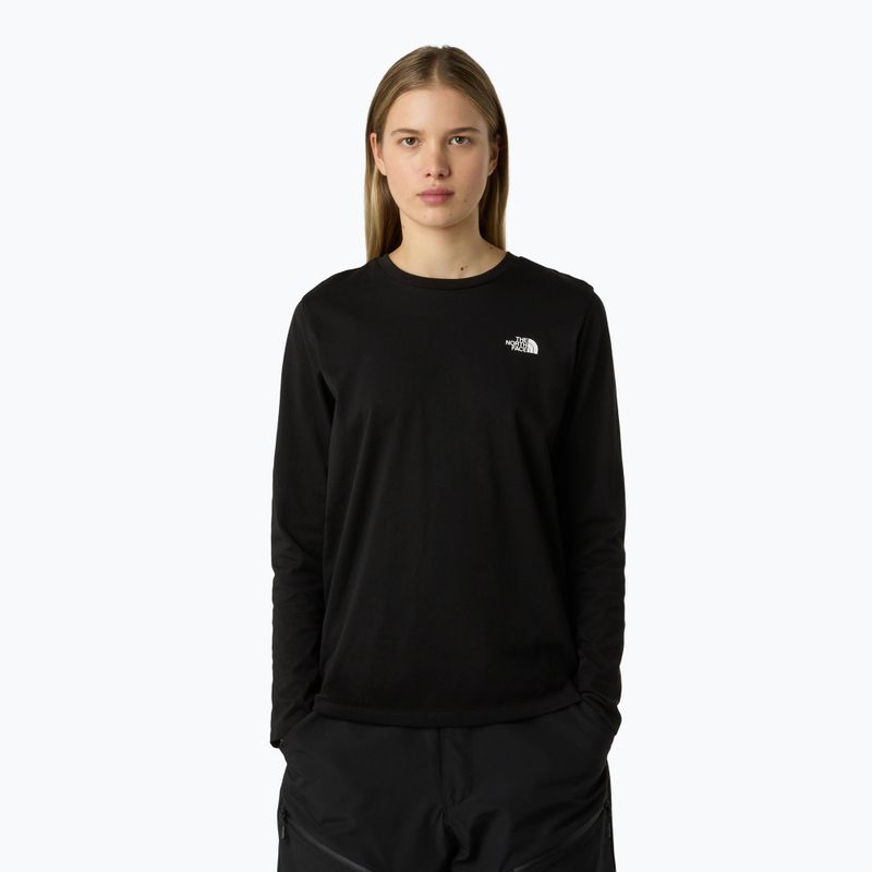 Longsleeve Damen The North Face Simple Dome black