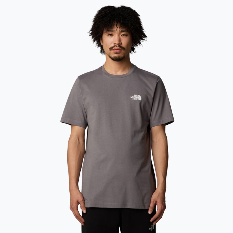 Herren The North Face Simple Dome Tee geräuchert Perle t-shirt