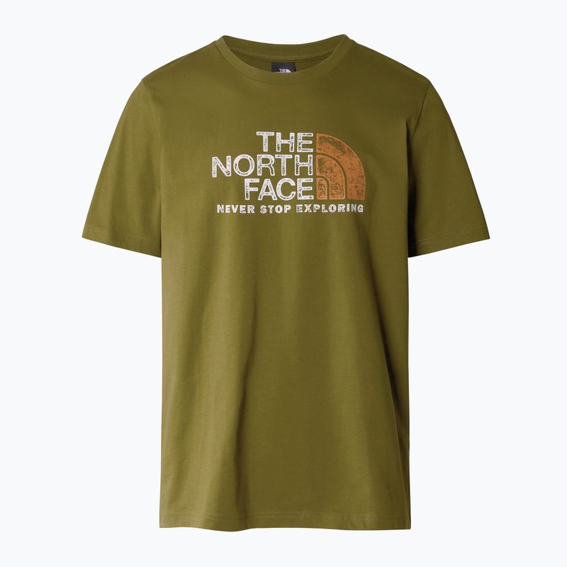 Herren The North Face Rust 2 Wald-Olive T-shirt 4