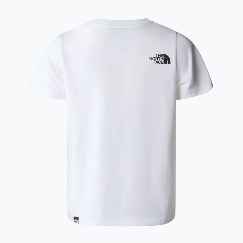 The North Face Simple Dome Kinder-T-Shirt weiß 2