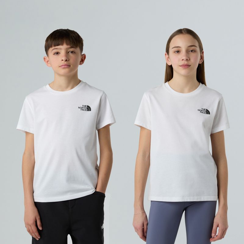 The North Face Simple Dome Kinder-T-Shirt weiß 3