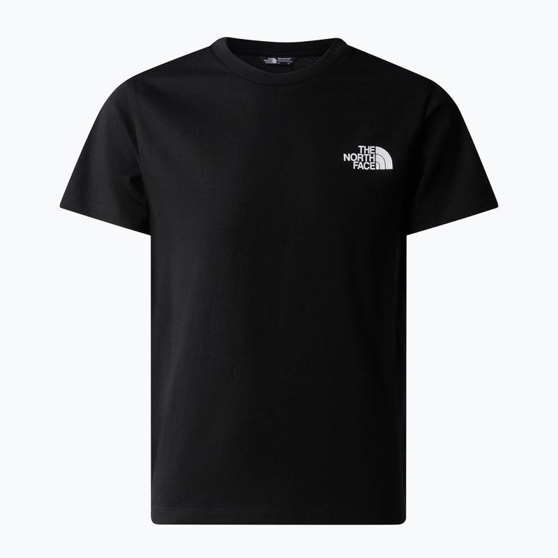 The North Face Simple Dome Kinder-T-Shirt schwarz