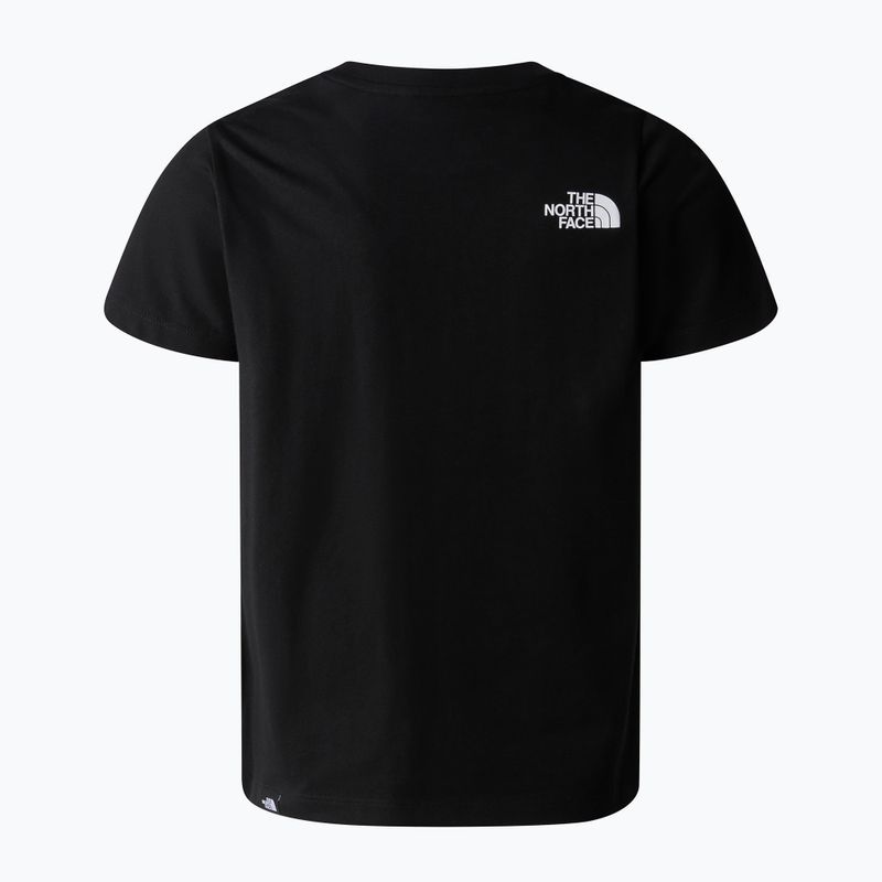 The North Face Simple Dome Kinder-T-Shirt schwarz 2