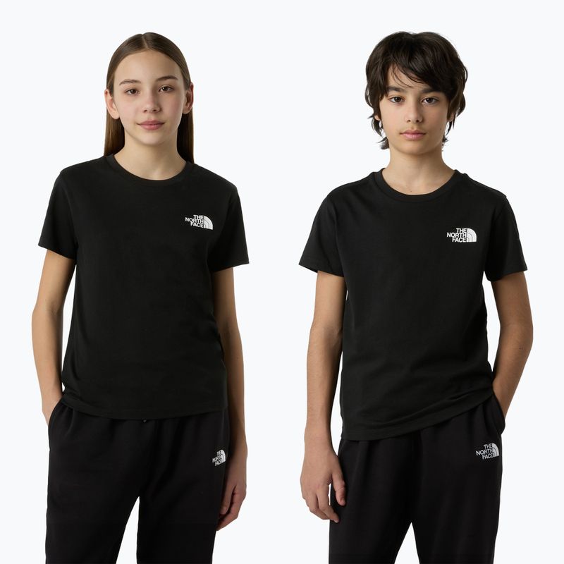 The North Face Simple Dome Kinder-T-Shirt schwarz 3