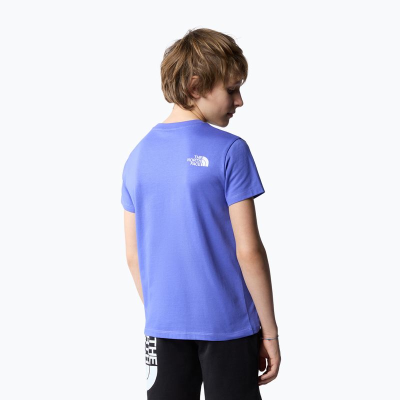 The North Face Easy dopamine blaues Kinder-T-Shirt 3