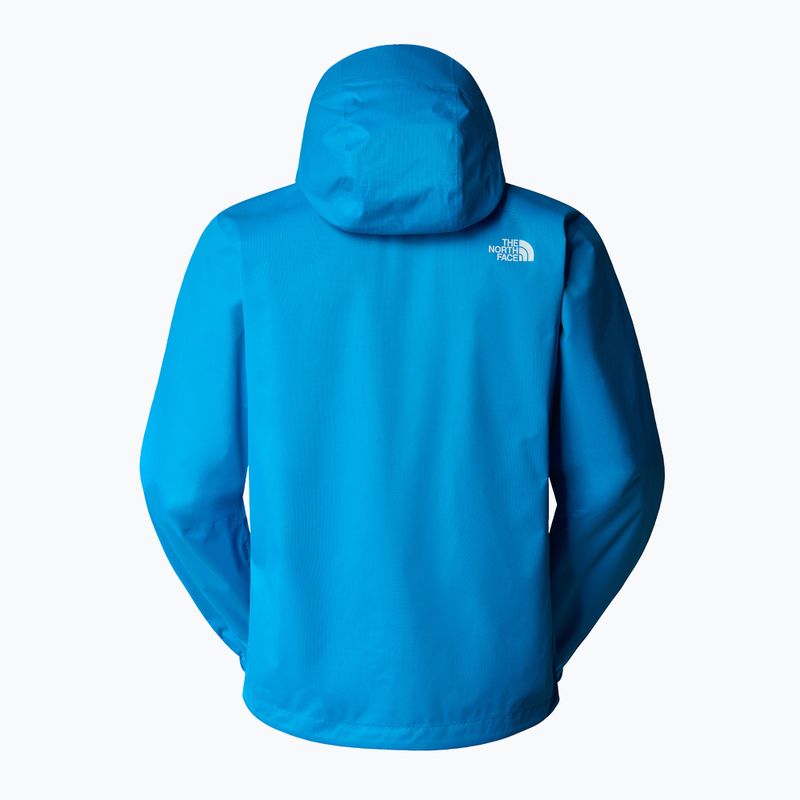 Regenjacke Herren The North Face Quest skyline blue black heath 7