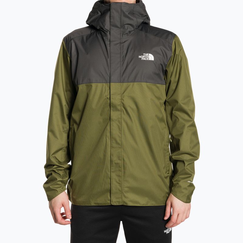 Regenjacke Herren The North Face Quest Zip-In forest olive/asphalt grey