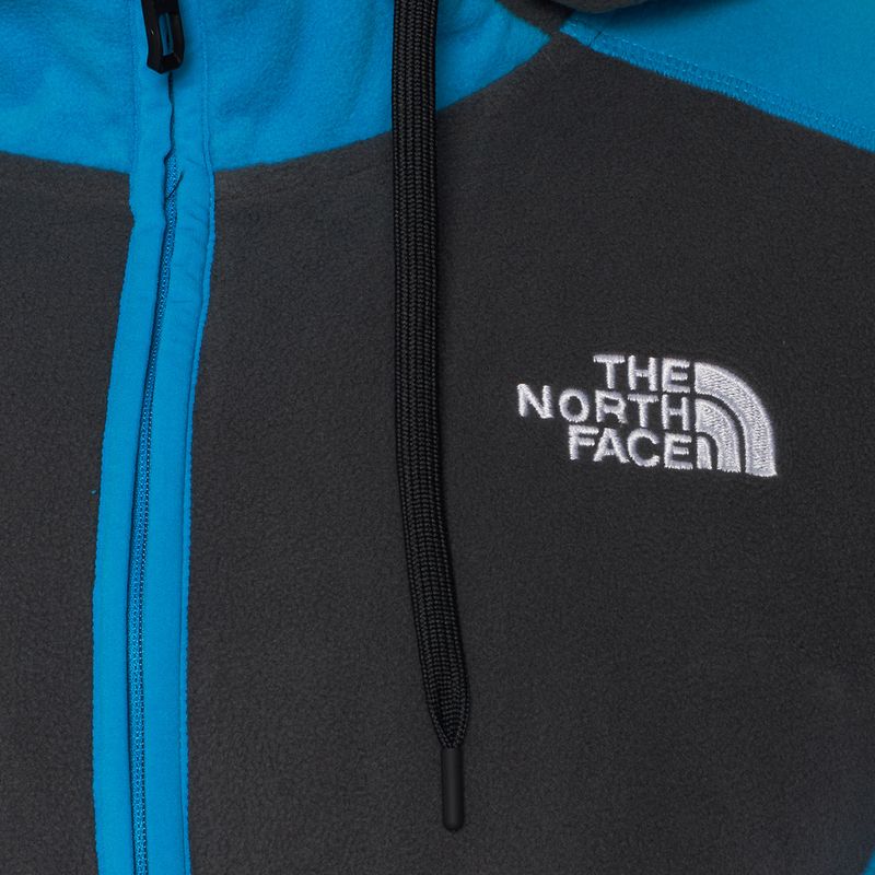 Herren-Trekking-Sweatshirt The North Face Homesafe Full Zip Fleece Hoodie geräuchert perlgrau/asphaltgrau 3