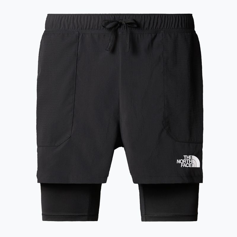 Herren Laufshorts The North Face Sunriser 2In1 Short 4In schwarz 4