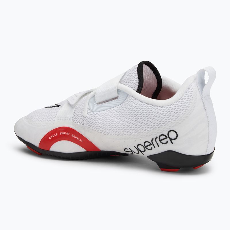 Nike Superrep Cycle 2 Spinning-Schuhe weiß/pikantes Rot 3
