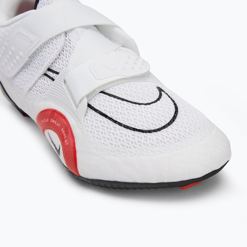 Nike Superrep Cycle 2 Spinning-Schuhe weiß/pikantes Rot 7
